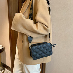 Casual Solid Crossbody Bag