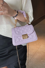 Casual Solid Patchwork Metal Accessories Decoration Chains Bags