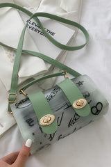 Casual Solid Patchwork Metal Accessories Decoration Bags