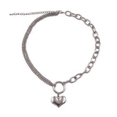 Asymmetric Heart Necklace