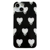 Black & White Heart iPhone Case