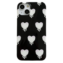 Black & White Heart iPhone Case