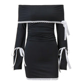 French Maid Off-Shoulder Dress