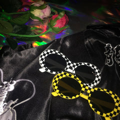 Checkered Cobain Sunglasses