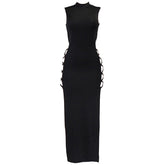 Dangerous Business Lace Up Dress