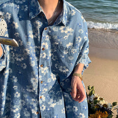 Forget-me-Not Denim Shirt