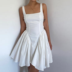 Garden Of Envy Back-Tie Milkmaid Dress