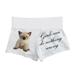 Girls Can Do Nothing Wrong Kitten Shorts