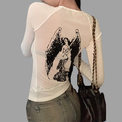 Grunge Angel Back Top