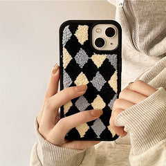 High School Fuzzy iPhone Case
