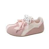 Balletcore Aesthetic Bow Sneakers