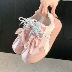 Balletcore Aesthetic Bow Sneakers