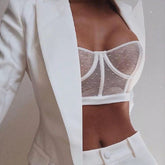 Sexy Mesh Polka Dot Sexy Lingerie Set