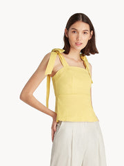 Tie Up A Backless Ultra-Short Top