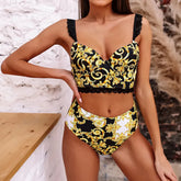 Zanobia - Paisley Print Two-piece Bikini Set