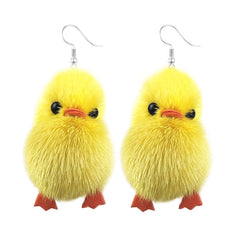 Chicken Earrings