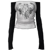 Angel Wings Long Sleeve Top