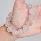 Lavender Amethyst & Clear Quartz Crystal Bracelet