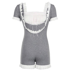 Not Your Babydoll Coquette Romper