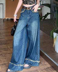 Teenage Drama Wide-Leg Jeans