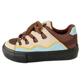 Chocolate Wave Skater Sneakers
