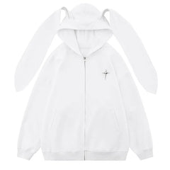 Star Girl Aesthetic Bunny Ears Hoodie