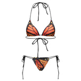 Butterfly Print Bikini Set