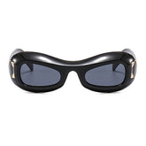 Chunky Oval Sunglasses
