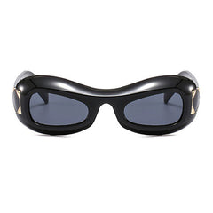 Chunky Oval Sunglasses
