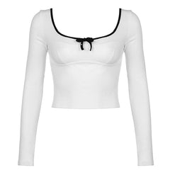 Coquette Aesthetic Long Sleeve Top