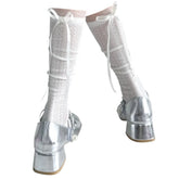 Coquette Girl Ribbon Bow Socks