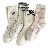 Coquette Style Bow Socks