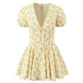 Sunny Afternoon Cottagecore Floral Dress