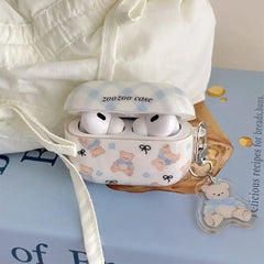 Cute Bear & Bows Airpods Case
