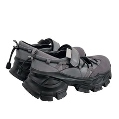 Future World Aesthetic Platform Sandals