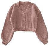 Danish Pastel Cropped Cardigan
