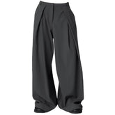 Dark Academia Wide-Leg Pants