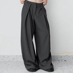 Dark Academia Wide-Leg Pants