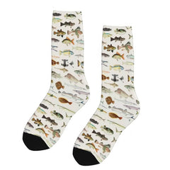 Fish Print Socks