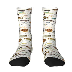 Fish Print Socks