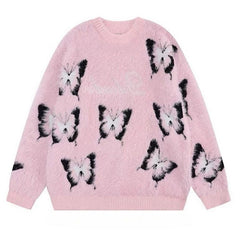 Fluffy Butterfly Sweater