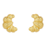 French Girl Croissant Earrings