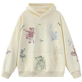 Greek-Roman Art Embroidery Aesthetic Hoodie