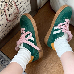 Saturday School Sneakers in Green