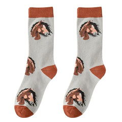 Horse Print Socks