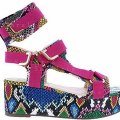 Casual Hollowed Out Patchwork Printing Solid Color Round Shoes