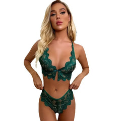Red Sexy Lace Lingerie Set