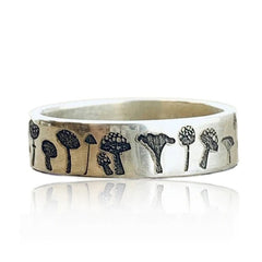 Indie Aesthetic Mushrooms Ring