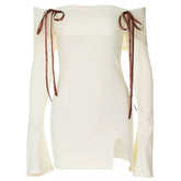 Hopeless Romantic Off Shoulder Mini Dress