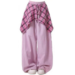 Soft Girl Aesthetic Shirt-Tied Pants